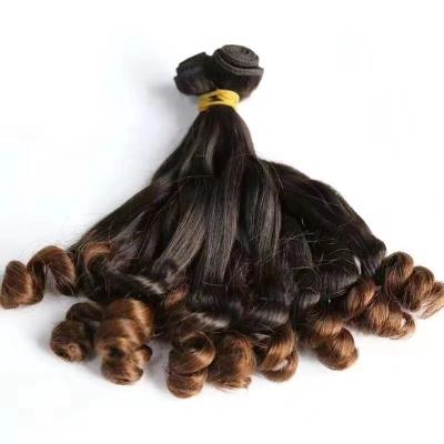 China FUMI High Quality Natural Remy European Double Drawn Russian Hair Bundles For Sale for sale