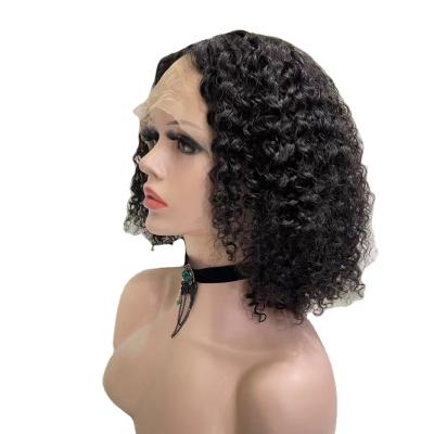 China Cheap Natural Water Wave BOB Lace Front Wigs Real Hair Lace Front Wig Hair Wigs For Black Women for sale