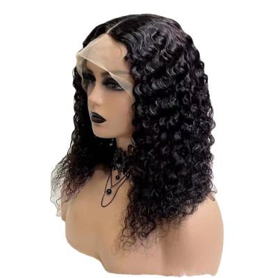 China Deep Wave 4x4 13x4 13x6 360 HD Lace Front Wigs Brazilian Virgin Hair Wigs 150% 180% 200% Human Hair Lace Wigs For Black Woman for sale