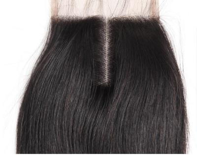 China Silky Straight Brazilian Hair Extensions Wholesale Unprocessed Wave 4*4 Lace Closure Raw Virgin Hair for sale