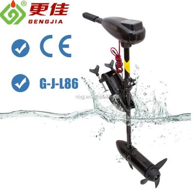 China Plastic No Fuel Cost Electric Boat Motor For Canoe Kayak Outdoor Boat Electric Trolling Motor for sale