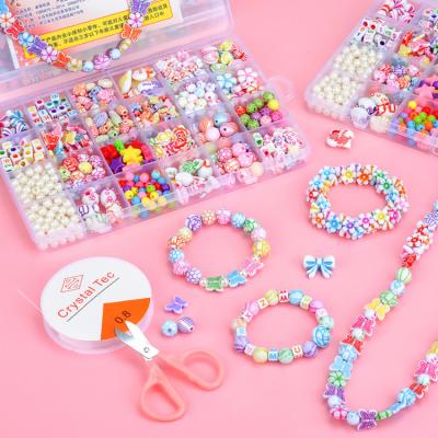 China Safety Amblyopia Patch 24 Grid Kids Beaded Handmade Toys DIY Glass Rice Beads for sale