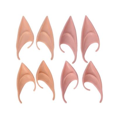 China Fashional TPR Christmas Party Halloween Cosplay Fairy Pixie Elf Ears Earring for sale