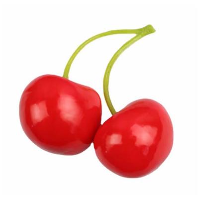 China Beautiful Colorful Fake Cherry Decorations Simulation Artificial Cherries 2cm for sale