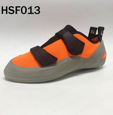 China ZK, Orange Rock Color Comfortable Anti-slip Strong Grip Rubber Shoes Unique Indoor Climbing Shoes HSF013 38-47 for sale