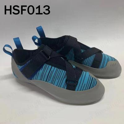 China ZK, Blue Color Total Indoor Rock Climbing Shoes Strong Grip Sole Anti-skid Rubber Shoes HSF013 38-47 for sale