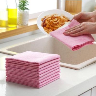 China Sustainable Microfiber Dish Cleaning Dish Towel Absorbent Kitchen Cloth Cleaning Cloths for sale