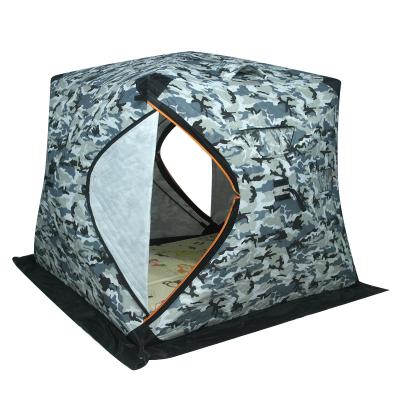 China Camping/Fishing Winter Fishing Tents 3-4 Person Ice Cube Good Quality Shelter Tent To Keep Winter Warm Strong Waterproof Shelter for sale