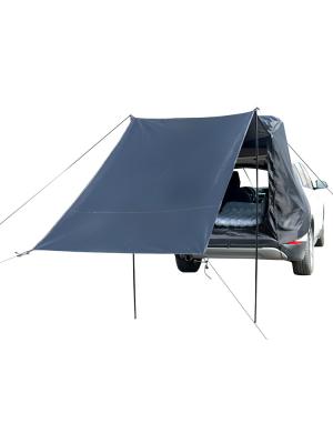 China Extended Type Hot Sale Multifunctional Outdoor Tent Car Camping Rear Tent Roof Top Tents Portable Waterproof Motorhome Foldable Waterproof for sale