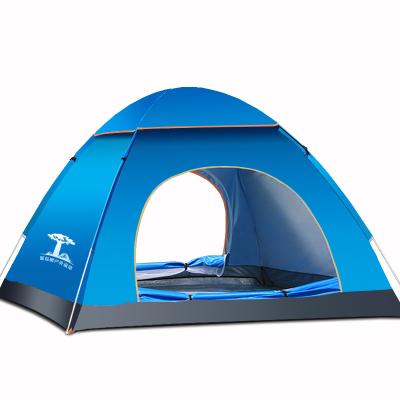 China Automatic Outdoor Camping Tent 3-4 People Folding Camping Tent Quick-Opening Extended Type for sale