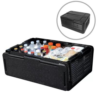 China Outdoor/Hike/Travel Outdoor Camping Portable Foldable Cool Box 60L Drinks Ice Chest Cooler Box Mini Car Insulated Refrigerator for sale