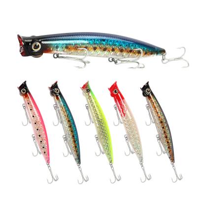 China ABS Wholesale 110mm 13.5g Fishing Lures Snap Floating Hard Top Water Plastic Artificial Snap Baits PESCA Lures for sale