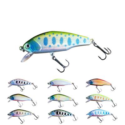 China Wholesale 2021 New ABS Plastic Downhill Style Bait 55mm Plastic Fishing Lures 4.5g With Nickel Hook for sale