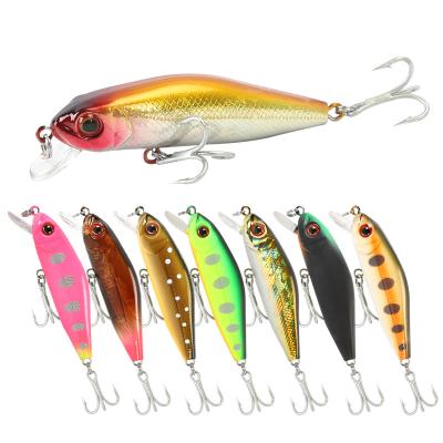 China 5.1g Hard ABS Material 2021 New Design 58mm Bass Fishing Lures Floating Bait PESCA for sale