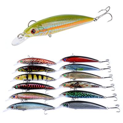 China ABS Wholesale Price Low Moq Artificial Minnow Baits 110mm Fishing 13.4g Painting Lures In Large Stock for sale