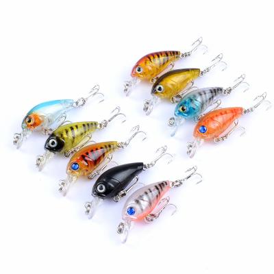 China Hot Selling ABS Fishing Special Crank Baits 45mm 4g Mini Fishing Crank Lures Plastic Crank Lure For Saltwater Fishing for sale