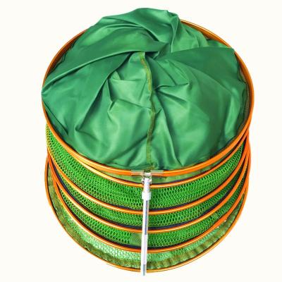 China Other High Quality Quick Dry Durable Aluminum Folding Outdoor Fishing Baskets Bonded Mesh Fishing Net for sale