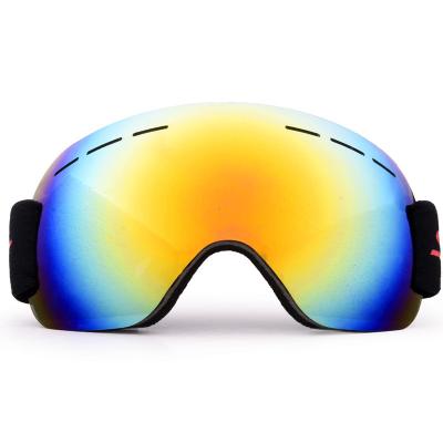 China New Design Good Quality Spherical UV400 Protection Men's Large Anti-fog and Ski Goggles Winter Mountaineering Snow Snowboard Glasses for sale