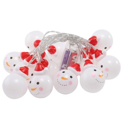 China Wholesale Price Christmas Festival Christmas Festival LED String Lights Portable Decorative Santa Claus Design Power Supply Lamp Snowman LED String for sale