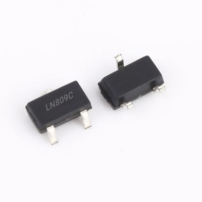 China High quality chips voltage contact customer service electronic components delay circuit voltage integrated detector IC LN809C SOT23-3L detection for sale