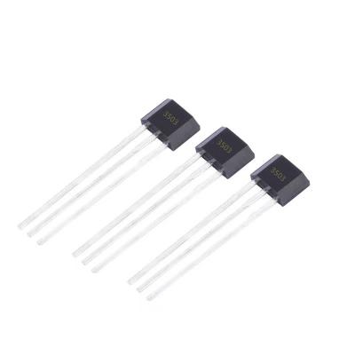 China Contact Customer Service New Released Hall Effect Sensor Chips 2.3V to 6.5V Fixed High Bandwidth Hall Sensor IC SDC3503 TO-92S Sensitivity for sale