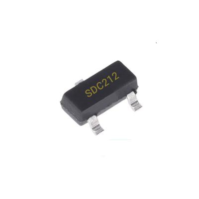 China Contact Customer Service New Released Hall Effect Sensor IC 2.4V 5V at High Sensitivity Hall Switch Detector Hall Sensor Bipolar IC SDC212 SOT23-3 for sale