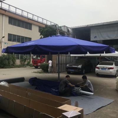 China Chinese Fancy Outdoor Sunshade Umbrella Parasol 5x5 Large for sale