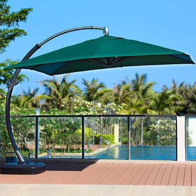 China Parasol 3.5m Garden Parasols Umbrella Outdoor Patio Used Curvature Luxury Parasols With Luxury Base for sale