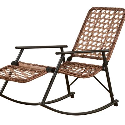 China Modern Swing For Adults Outdoor Steel Folding Seat Chairs Outdoor Rattan Furniture for sale