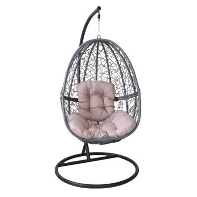 China Super Comfortable Wholesale Baby Swing Garden Rattan Swing Chair Outdoor Handwoven Patio Swings for sale