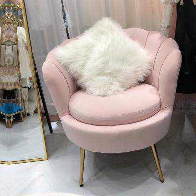 China Modern Cooling Side Chair Velvet Fabric Chair Kitchen Dining Chair For Living Room for sale