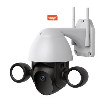 China NIGHT VISION tech cam tuya security wifi ip camera 3MP flood 3MP garden light samll smart indoor camera for sale