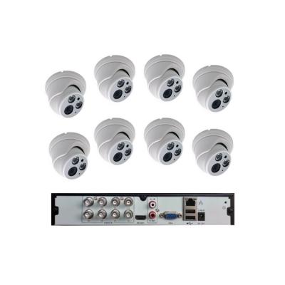 China NIGHT VISION 8ch 8MP 8 Channels Coaxial 4K DVR Kit Dome Security Camera CCTV Surveillance System for sale