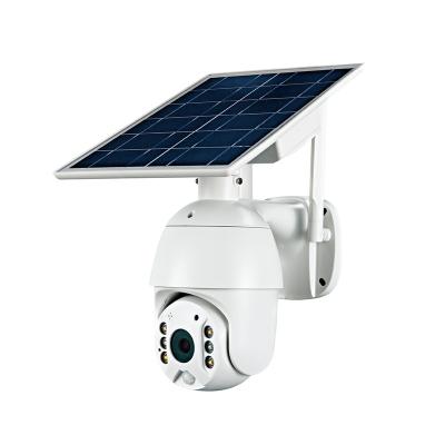 China Outdoor Wireless Solar Battery Powered IP Camera Gsm Security NIGHT VISION Farm Surveillance Cctv Ptz Ptz 4g Motion 4g Solar CCTV Camera for sale