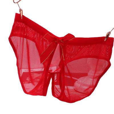 China Women's Breathable Underwear Sexy Exotic Teen Crotch Panties Transparent Open Bra Panties for sale