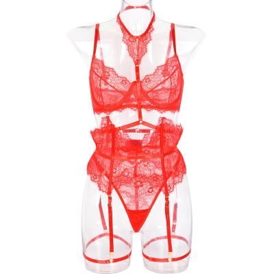 China Sex Love Lace Slips Corset Period Top Panties Set Ladies Bra Lingerie Jumpsuits Women's Underwear for sale