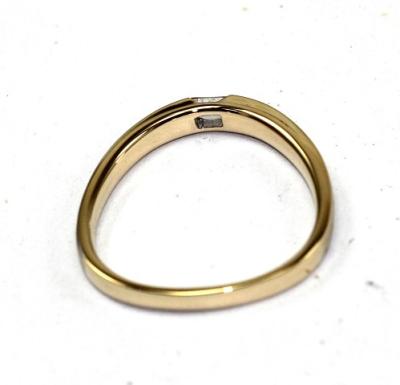 China Other New Fashion Style 18K Yellow Gold Natural Diamond Ring Fine Jewelry Wedding Ring for sale