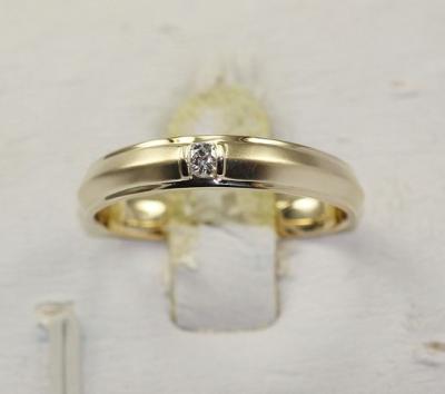 China Other Chinese Factory Produce 18K Gold Diamond Ring Male Anniversary Gift Luxury Proposal Ring for sale