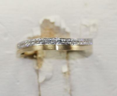 China The other newcomer 2023 marry Ring18K yellow gold wave formed Ring Female Ring Marry Ring for sale