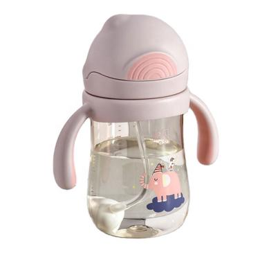 China New Cute Baby Product Food BPA Free PPSU Free Shatter-Resistant Baby Bottle NCVI With Handle à venda