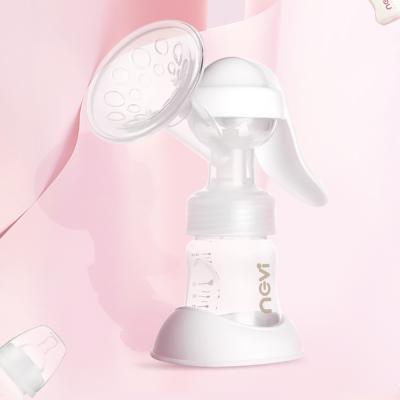 China Low Price 140ml Silicon BPA Free Logo Cheap Manual Breast Pump Custom Made With Storage Bags à venda