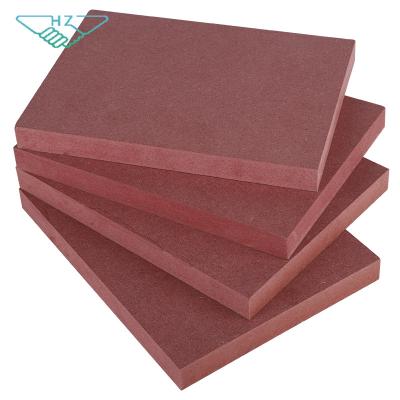 China Domestic Furniture Cheap Price Hot Sale Red Color MDF Fireproof Board for sale