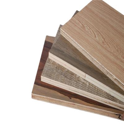 China Moisture Proof Laminate Board Backing Melamine Laminate Wood Panel MDF White Embossed Glossy Board for sale