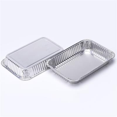 China Disposable disposable aluminum foil lunch box can be biodegradable, clean and environmental hygiene lunch box for sale