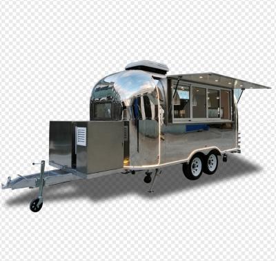 China CE certified mobile snack factory street food trailer camping fast food truck for sale