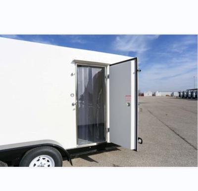 China Food Industry 3-15 m3 Small Capacity Mini Mobile Cold Storage Room with Trailer for sale