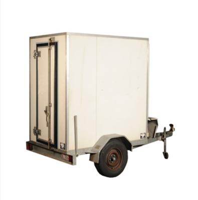 China Food Industry Trailer Vegetable Small Cold Room Mini Meat Fish Mobile Cold Room for sale