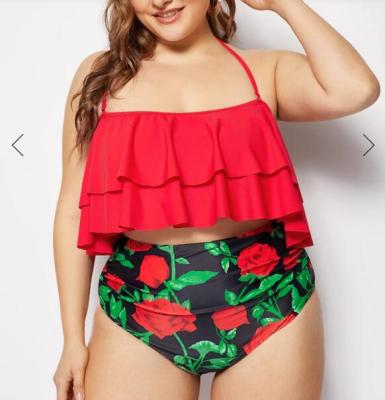 China Dropshipping POLYESTER/NYLON plus size love&roses swimwear women bikini swimwear and beach wear in summer and winter for sale