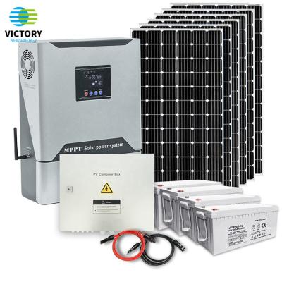 China Complete Quick Installation Off Grid 1.5KW Solar Generator System Solar Powered System For Home for sale