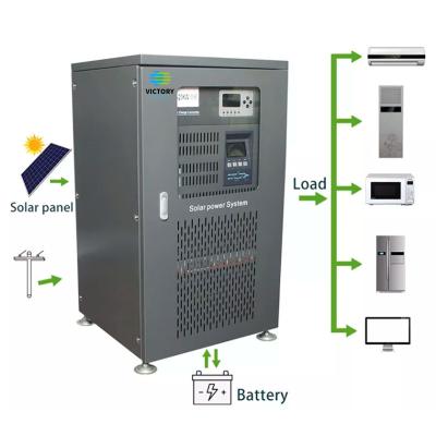 China Solar system 10kw 20kw home hybrid complete kit single phase solar system for home for sale